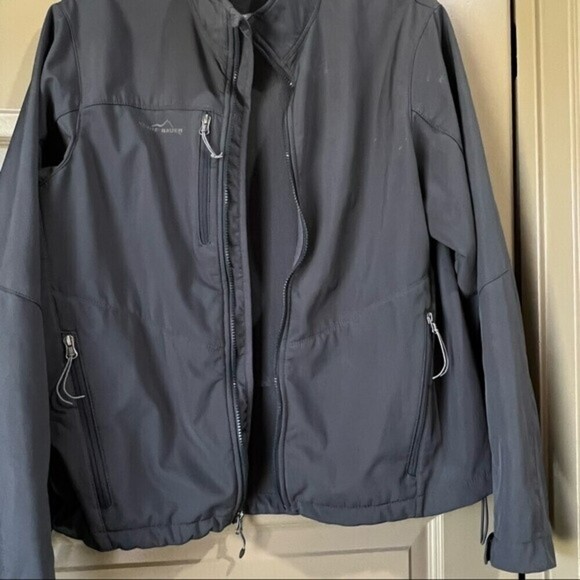 Eddie Bauer Jackets: Men's Waterproof Soft Shell Grey Jacket Men’s Size L - Picture 5 of 12